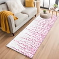 thumbnail image 1 of Pink 2'x6' Runner Rugs for Hallway Kitchen Bedside Non Slip Washable, Polka Dots Watercolor Abstract Art Entryway Rug Runners with Rubber Backing, Long Carpet Runner for Laundry Room, 1 of 8
