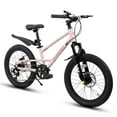 thumbnail image 1 of Pink   20 inch Mountain Bike 7-Speed with Front Suspension, 1 of 9