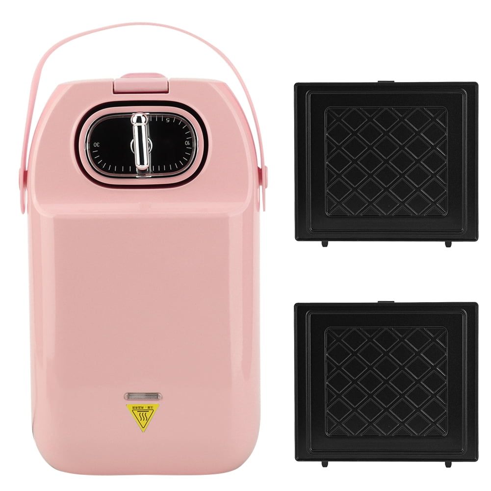 Pink 220V Multi-Functional Sandwich Toaster Bread Maker - Ideal for Breakfast Cooking - AU Plug