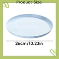 thumbnail image 1 of Pink 26Cm Plastic Serving Tray, Stackable Rectangular Fast Food Tray For Kitchen Dining Party, 1 of 9