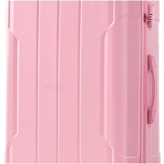 Pink 28-inch Check-in Luggage, Expandable ABS Hardshell Spinner Suitcase with TSA Lock