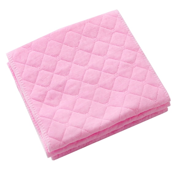 Pink 3-Layer Large Cloth Diaper 46×17cm, Reusable Washable Diaper Liner for Baby
