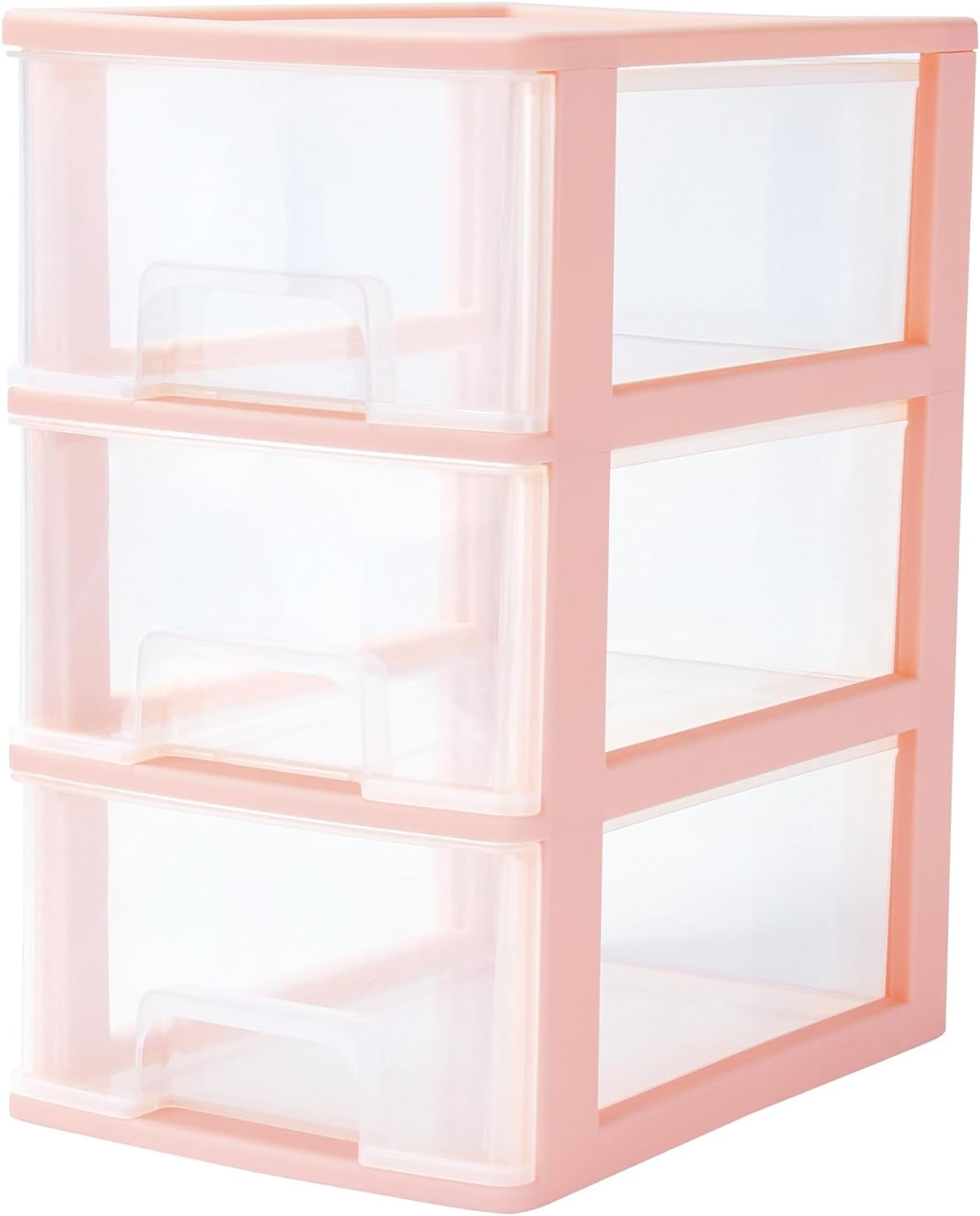 Pink Plastic Storage Drawersnull