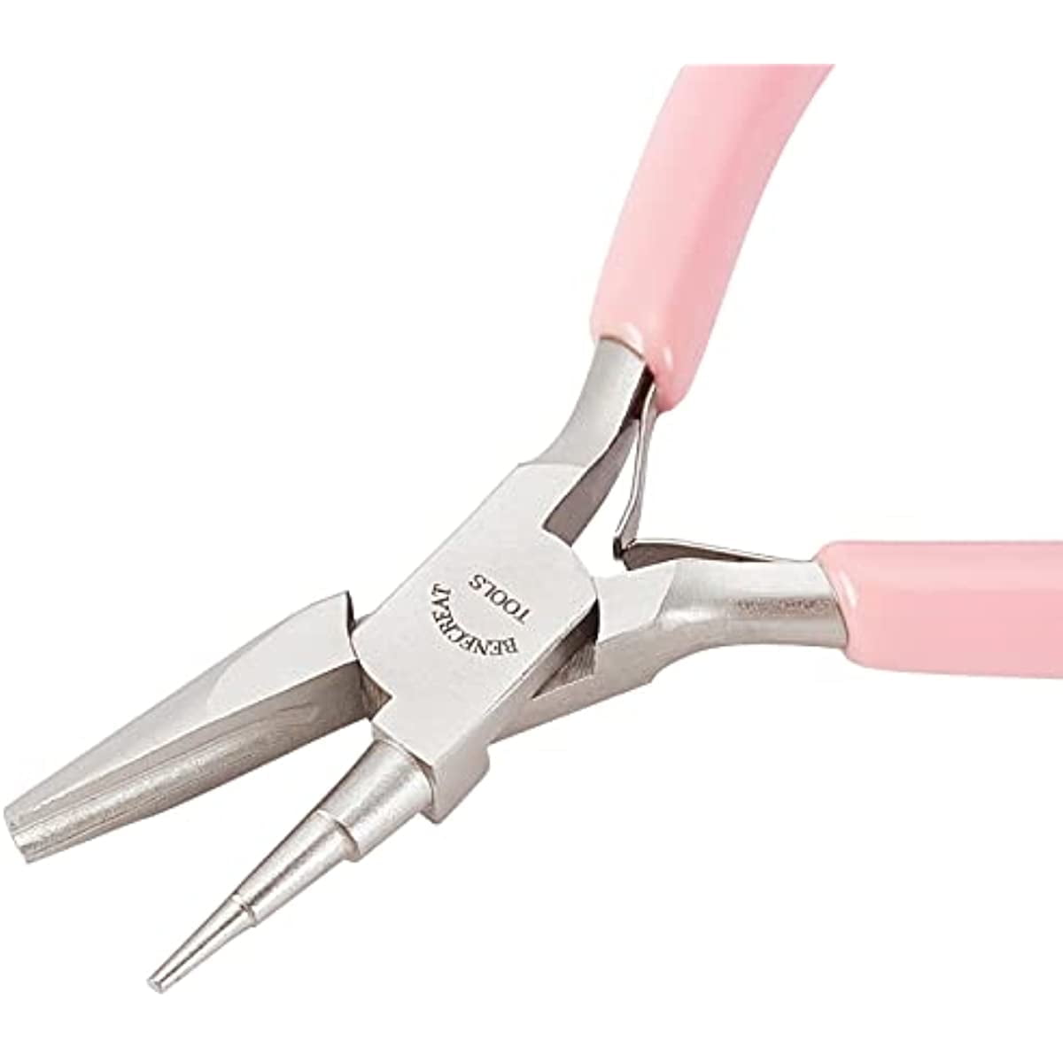 Pink 3-Step Wire Looping Pliers Concave Pliers from 1.5mm~5.5mm Wire ...