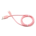 thumbnail image 1 of Pink 3ft USB-C Cable for HMD Vibe/Skyline - Charger Cord Power Wire Type-C Fast Charge for HMD Vibe/Skyline, 1 of 3