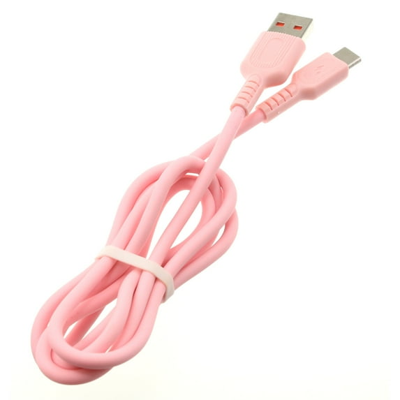 Pink 3ft USB-C Cable for OnePlus 10 Pro Phone - Charger Cord Power Wire Type-C Compatible With OnePlus 10 Pro