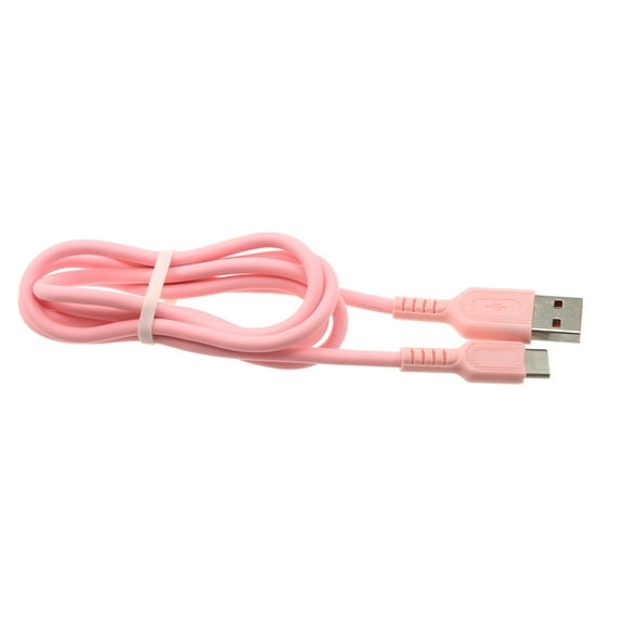 Pink 3ft USB-C Cable for TCL 50 Pro NxtPaper/50 NxtPaper - Charger Cord Power Wire Type-C Fast Charge for TCL 50 Pro NxtPaper/50 NxtPaper