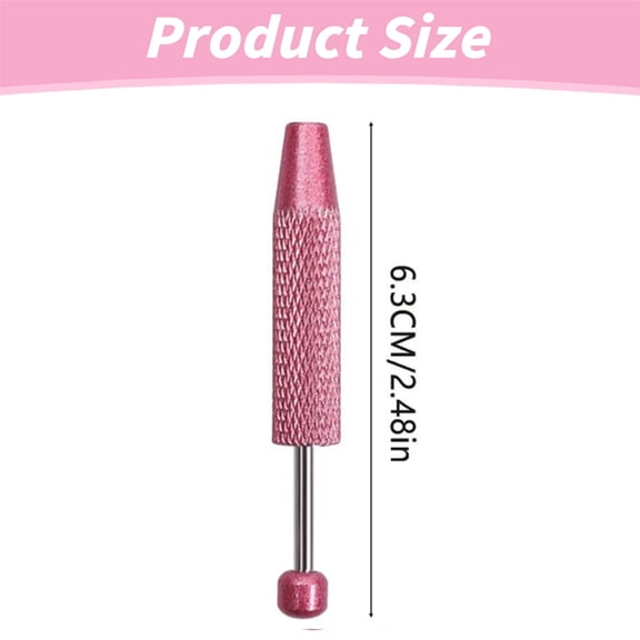 Pink 4 Claw Diamond Tweezers – Jewelry Ball Grabber Tool for Piercing Removal, Stainless Steel Gem Pickup for Septum Earrings Small Parts, 1pc