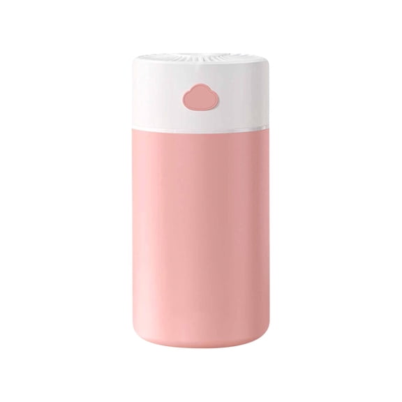 Pink 400Ml Portable Cloud Humidifier Pink Usb Mini Aromatherapy Diffuser For Home Car Office With Silent Light