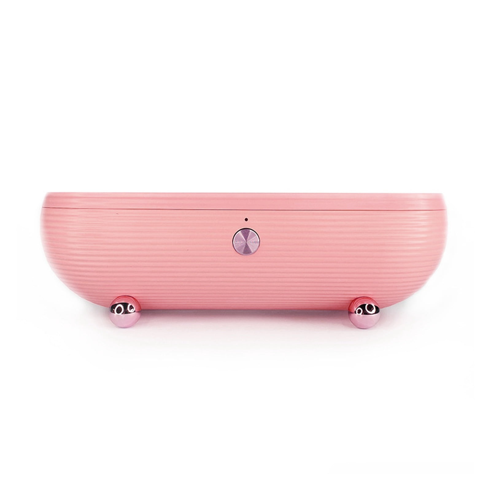 Pink 45kHz Ultrasonic Cleaner Glasses Cleaning Machine Portable Jewelry Watch Cleaner ,Convenient to Use
