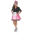 thumbnail image 1 of UNDERWRAPS Little Girl's Little Girl's 1950s Car Hop Costume Childrens Costume, Multi, Large, 1 of 3