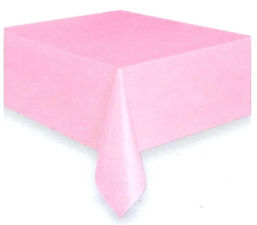 Pink 54 " x 108 " Rectangle Plastic Party Table Cover