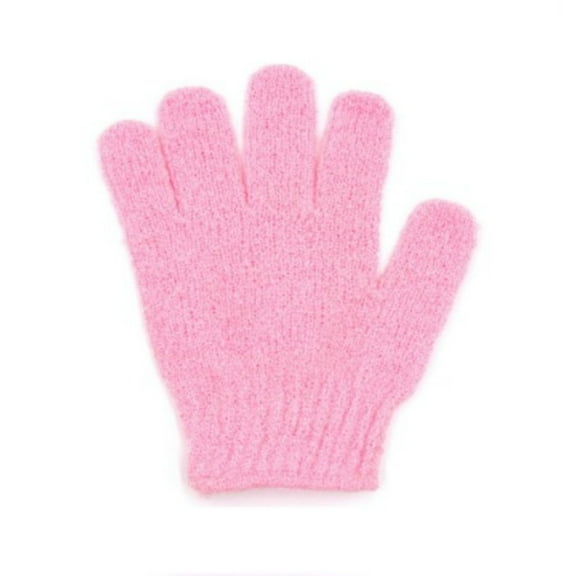 Pink 6Pcs Shower Gloves Exfoliating Wash Spa Bath Gloves Body Massage Cleaning Loofah For Personal Bath And Skin Care Soft And Durable Material 0.15 Lb