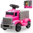 thumbnail image 1 of Pink 6V Ride On Car For Kids Ages 1 To 3 With Rechargeable Battery Led Lights Music Ergonomic Seat And Forward Reverse Controls Pink, 1 of 7