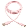 thumbnail image 1 of Pink 6ft USB-C Cable for Galaxy S21/Ultra/Plus Phones - Charger Cord Power Wire Type-C Fast Charge Sync High Speed Compatible With Samsung Galaxy S21/Ultra/Plus, 1 of 4