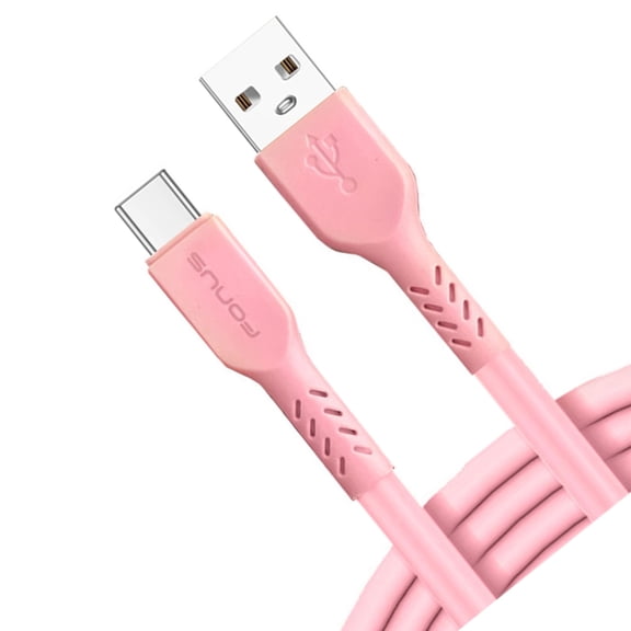 Pink 6ft USB-C Cable for Cricket Debut S3, Icon 6 - Charger Cord Power Wire Type-C Fast Charge for Cricket Debut S3, Icon 6