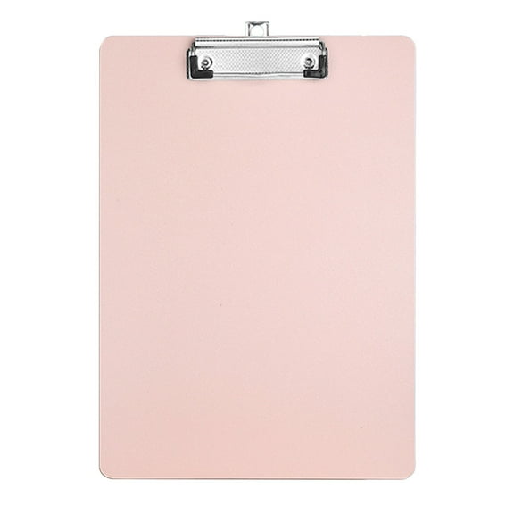 Pink A4 Folder With Hook Clip Board Writing Pad Office Supplies For School Home Student Organization Document Holder Portable File Board With Clip For Paper Storage