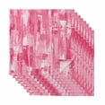 thumbnail image 1 of Pink Abstract Cloth Napkins, Vintage Geometric Gradient Oil Painting Modern Washable and Reusable Dinner Napkins Set of 8, Table Napkin for Kitchen Party Birthday Wedding Hotel Housewarming 20"x20", 1 of 9