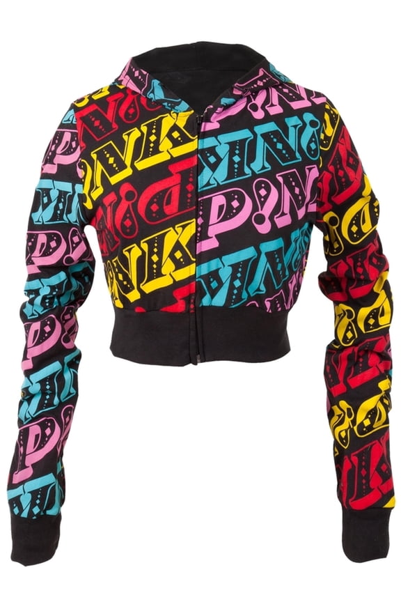 - All-Over Logo Juniors Zip Hoodie