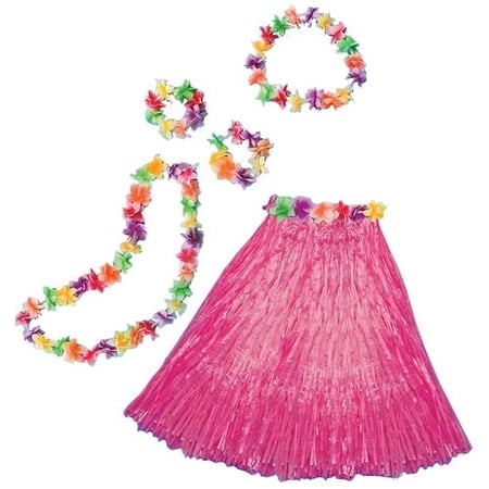 Pink Aloha Set Adult Halloween Accessory