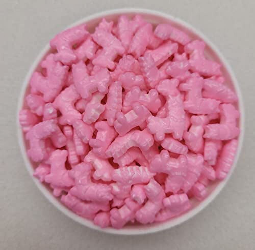 Pink Alpaca/Llama Candy Confetti Sprinkles Cake, Cookies, Donuts, Cakepop Toppings, 4 oz.