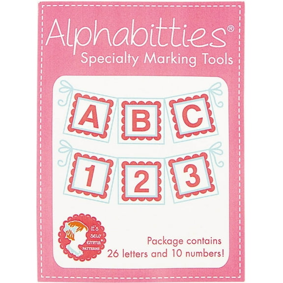 Pink Alphabitties Specialty Marking Tools by It's Sew Emma