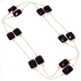 thumbnail image 1 of Pink Amethyst Gemstone Necklace Handmade Antique Gift Chain Jewelry 36" CH 2467, 1 of 2