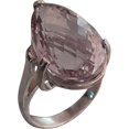 thumbnail image 1 of Pink Amethyst Gemstone Handmade Finger Ring For Women And Men, Real 925 Sterling Silver Modern Designer Fashion Party Jewelry, 1 of 5