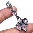 thumbnail image 1 of Pink Amethyst Pear Shape Handmade Fashion Ethnic Pendant Jewelry 2.30" SA 8494, 1 of 2