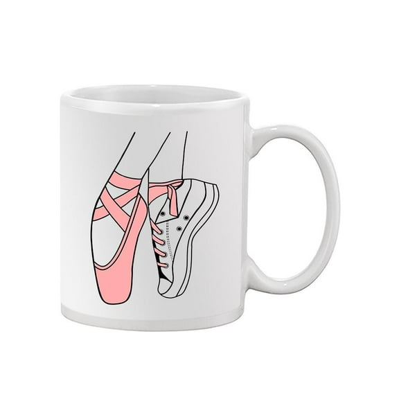 Pink And White Ballet Shoes. Mug Unisex's -Image by Shutterstock