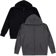 2-Pack Big Girls' Activewear Hooded Sweatshirt