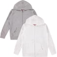 thumbnail image 1 of Pink Angel 2-Pack Girls Zip Up Hoodie, Kids Full Zipper Hooded Fashion Sweatshirt, 1 of 9