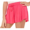 thumbnail image 1 of Pink Angel Butterfly Girls’ Flowy Athletic Shorts with Phone Pocket Double Layered Design, 1 of 12