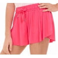 thumbnail image 1 of Pink Angel Butterfly Girls’ Flowy Athletic Shorts with Phone Pocket Double Layered Design, 1 of 12