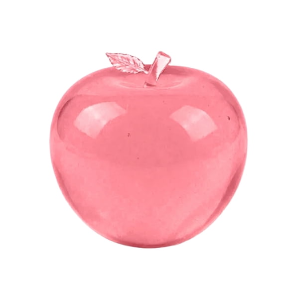 Pink Apple Slow Rise Fidget Tool - Portable On-the-Go Stress Relief Accessory for Adults