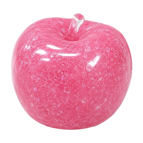 Pink Apple Slush Squishy Toy, 2.8 Inch Fruit Stress Ball, Soft Filled Food, Soft Sensory Fidget Toy, Kawaii Stress Relief, for Kids Adults, Anxiety Relief, Desk Decor, Party Favor, Gift