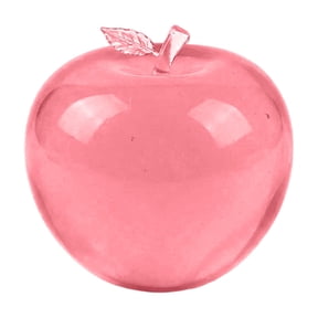 Pink Apple Squishy Stress Relief Toy Slow Rising Soft Squeeze Ball Fruit Sensory Fidget Toy for Anxiety ADHD Autism Kids Adults Portable Hand Therapy Stress Ball