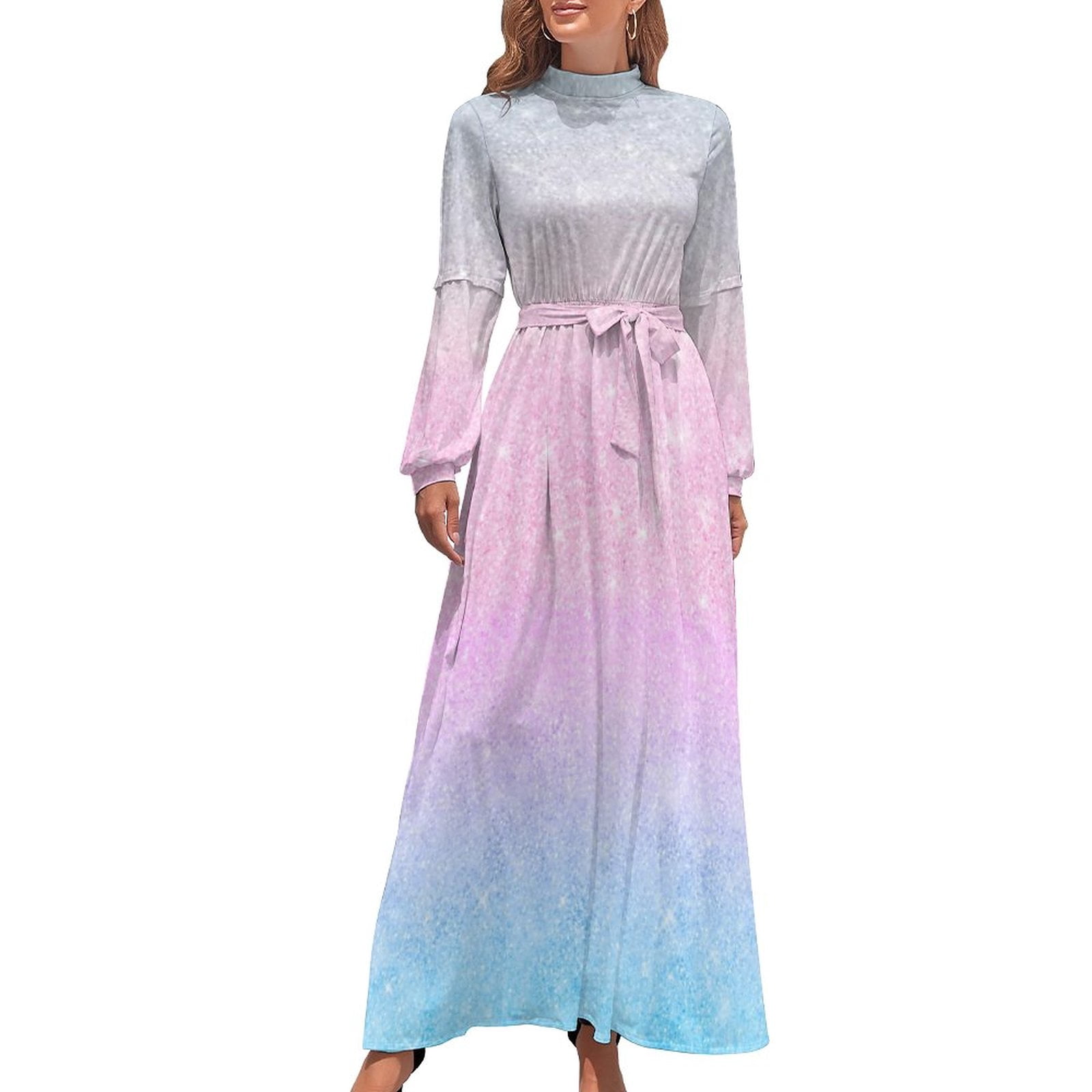 light pink dress midi Baby Pink Sleeveless Starlight Midi Dress