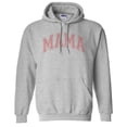 thumbnail image 1 of Pink Arched Mama Hoodie Sweatshirt Unisex X-Large Grey, 1 of 5
