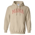 thumbnail image 1 of Pink Arched Mama Hoodie Sweatshirt Unisex X-Large Sand, 1 of 5