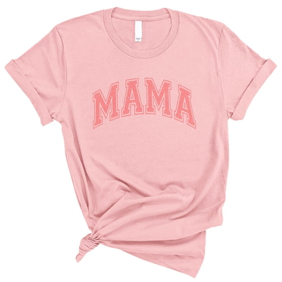 Pink Arched Mama Shirt Unisex Medium Pink