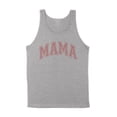 thumbnail image 1 of Pink Arched Mama Tank Top Unisex Small Grey, 1 of 5