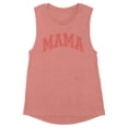 thumbnail image 1 of Pink Arched Mama Women's Muscle Tank Medium Desert Pink, 1 of 5