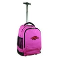 thumbnail image 1 of Pink Arkansas Razorbacks 19'' Premium Wheeled Backpack, 1 of 7