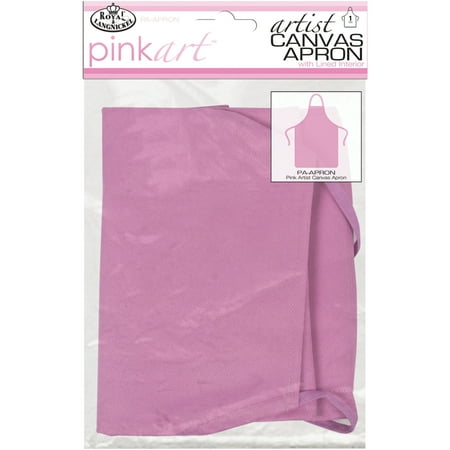 Pink Art Artist Canvas Apron-Pink