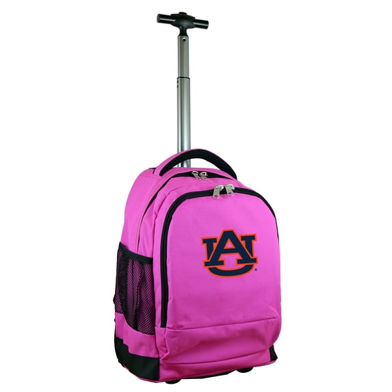 Pink Auburn Tigers 19'' Premium Wheeled Backpack