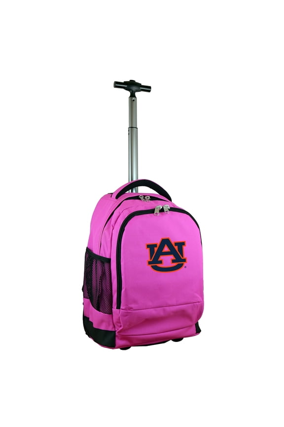 Pink Auburn Tigers 19'' Premium Wheeled Backpack