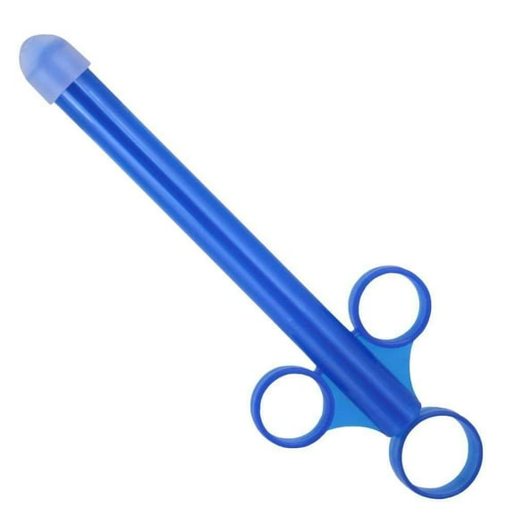 Pink B.O.B. Lube Applicator Syringe with Leak-Proof Silicone Cap, 7.6" Personal Lubricant Inserter, Reusable, Apply Internally to Anus, Vagina for Long-lasting Lubrication for Men, Women, & Couples