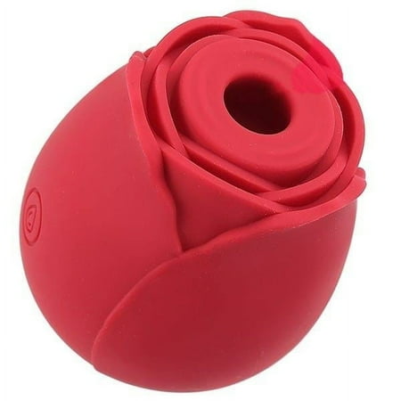 Pink B.O.B. Rose Sex Toy Air Pulse Stimulator - The Rose Vibrator, Sex Toy, Clitoral Stimulation, Adult Sex Toys for Women, Clitoris Stimulator, USB Rechargeable, Clit Stimulation, Clitoris Rose Red