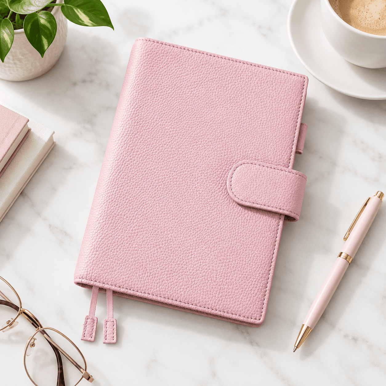 Pink B6+ Leather Notebook Cover for Stalogy, Sterling Ink, Wonderland ...